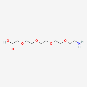 Chemical structure of Amino-PEG4-CH2COOH