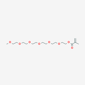 Chemical structure of m-PEG6-2-methylacrylate