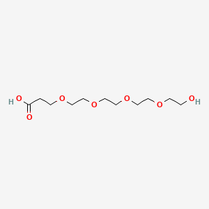 Chemical structure of Hydroxy-PEG4-acid