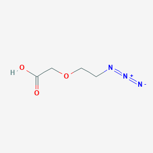 Chemical structure of Azido-PEG1-CH2CO2H