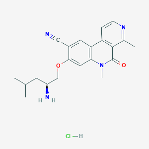 Chemical structure of BMT-090605 hydrochloride