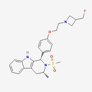 Chemical structure of (1S,3R)-GNE-502