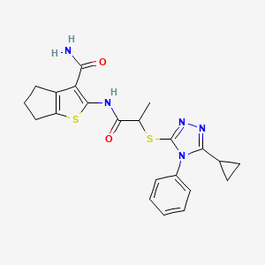 Chemical structure of MASM7