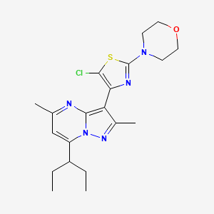 Chemical structure of Tildacerfont