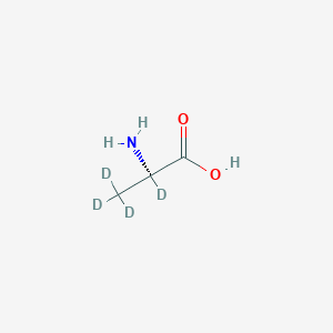 Chemical structure of D-Alanine-d4