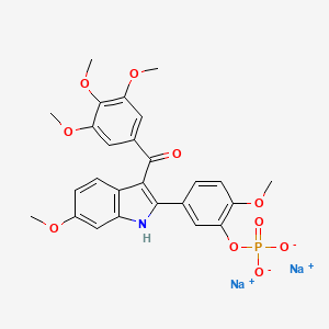 Chemical structure of OXi8007