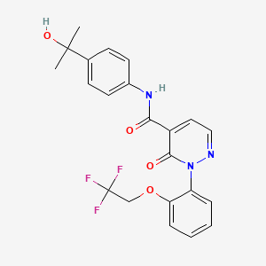 Chemical structure of Glucosylceramide synthase-IN-2