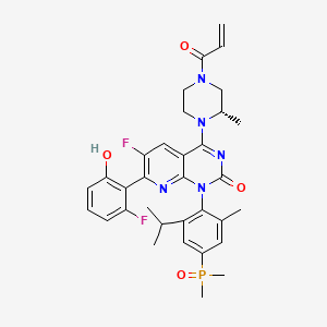 Chemical structure of KRAS G12C inhibitor 28