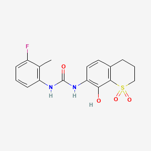 Chemical structure of CXCR2 antagonist 2