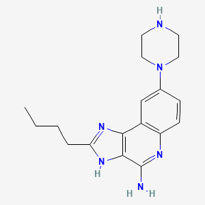 Chemical structure of TLR7/8 agonist 4