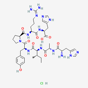 Chemical structure of HAIYPRH hydrochloride
