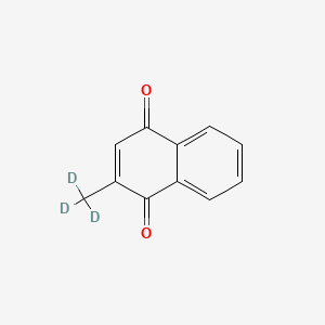 Chemical structure of Menadione-d3