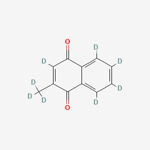 Chemical structure of Menadione-d8