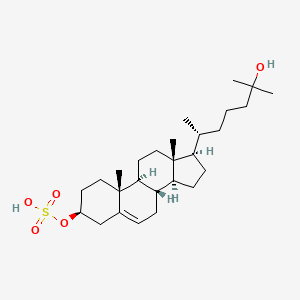 Chemical structure of Larsucosterol (trimethylamine)