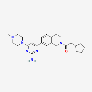 Chemical structure of INCB38579