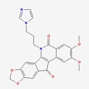Chemical structure of Indimitecan