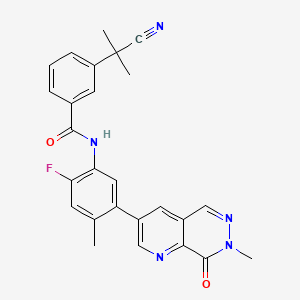 Chemical structure of GNE-9815