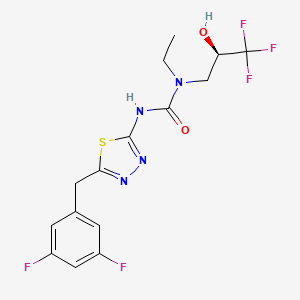 Chemical structure of MrgprX2 antagonist-1