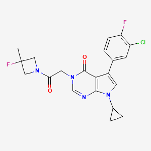 Chemical structure of Plazinemdor