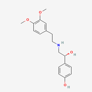 Chemical structure of Denopamine