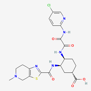 Chemical structure of Edoxaban M4