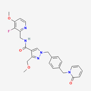 Chemical structure of Sebetralstat