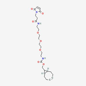 Chemical structure of endo-BCN-PEG3-mal