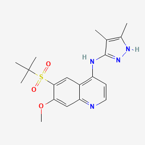 Chemical structure of RIP2 Kinase Inhibitor 3