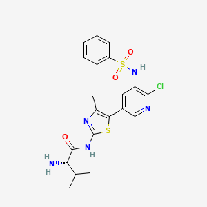 Chemical structure of CHMFL-PI3KD-317