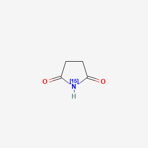 Chemical structure of Succinimide 15N