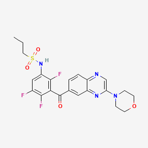 Chemical structure of B-Raf IN 10
