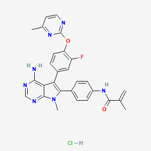 Chemical structure of FGFR2-IN-3 hydrochloride