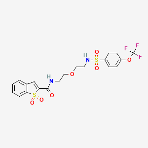 Chemical structure of SCP1-IN-1
