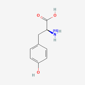 Chemical structure of L-Tyrosine 15N
