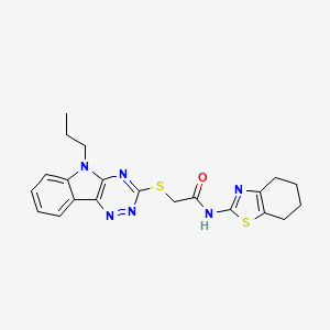 Chemical structure of SIRT2-IN-9