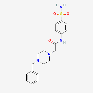 Chemical structure of hCAI/II-IN-6