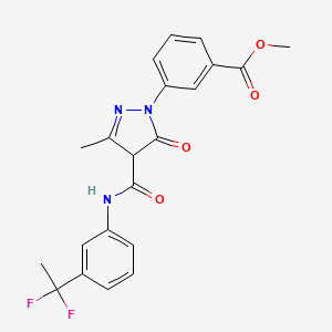 Chemical structure of ACSS2-IN-2