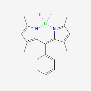 Chemical structure of 8-Phenyl-BODIPY 505/515