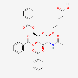 Chemical structure of TriGalNAc CBz