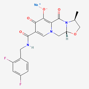 Chemical structure of Cabotegravir sodium