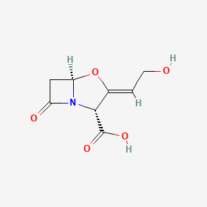 Chemical structure of Clavulanic acid