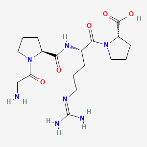 Chemical structure of GPRP