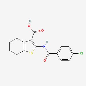 Chemical structure of TBT1