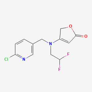 Chemical structure of Flupyradifurone