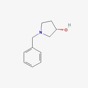 Chemical structure of (S)-1-Benzylpyrrolidin-3-ol