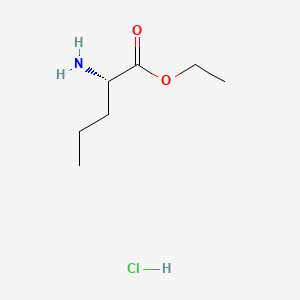 Chemical structure of L-Norvaline ethyl ester HCl
