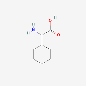 Chemical structure of Cyclohexylglycine