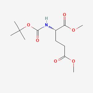Chemical structure of Boc-Glu(OMe)-OMe