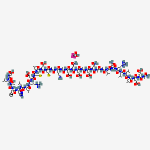 Chemical structure of α-Helical CRF(9-41) TFA