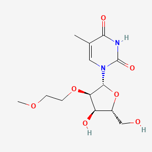Chemical structure of 2'-O-MOE-5-Me-rU
